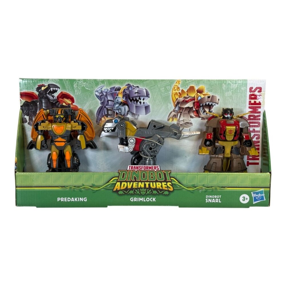 Transformers Dinobot Adventures Grimlock Predaking Snarl Action Figures Set - Picture 2 of 6
